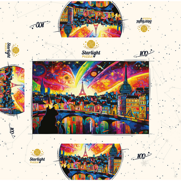 Midnight in Paris 2 100 Jigsaw Puzzle box 3D Modell