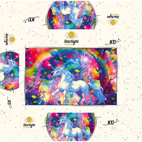 Magic Forest 100 Jigsaw Puzzle box 3D Modell