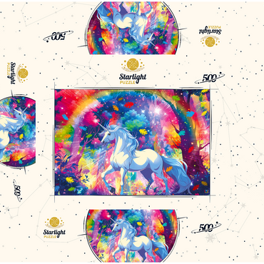 Magic Forest 500 Jigsaw Puzzle box 3D Modell