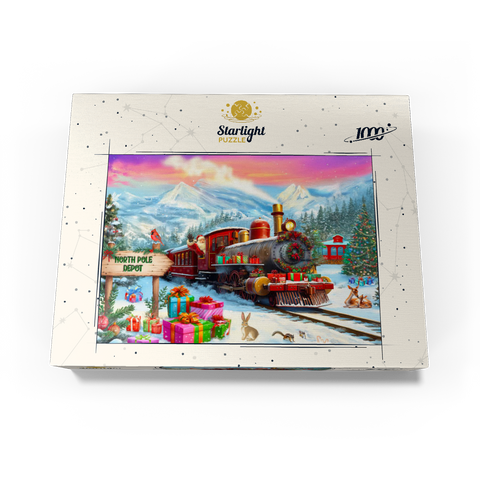 Santa Train 1000 Jigsaw Puzzle box view3