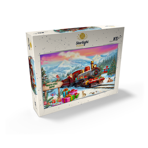 Santa Train 100 Jigsaw Puzzle box view2