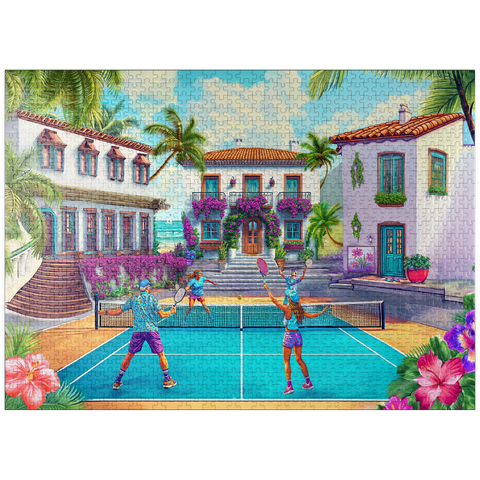 puzzleplate Pickleball 1000 Jigsaw Puzzle