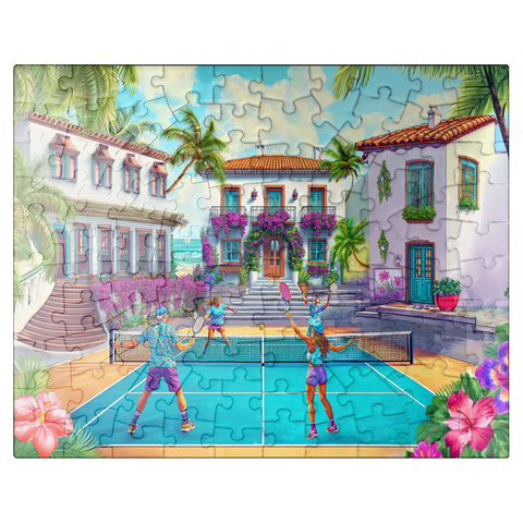 puzzleplate Pickleball 100 Jigsaw Puzzle