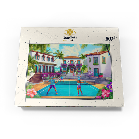 Pickleball 500 Jigsaw Puzzle box view3