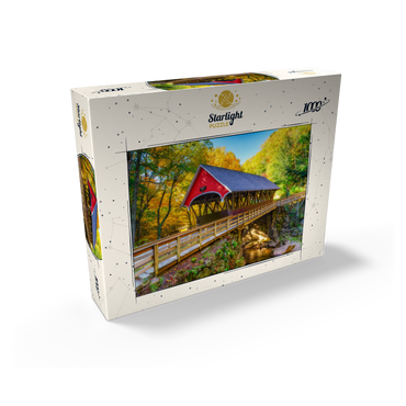 Autumn in Flume Gorge 1000 Jigsaw Puzzle box view2