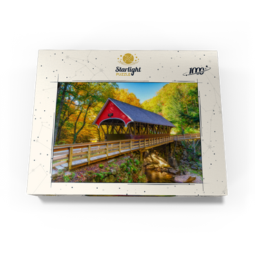 Autumn in Flume Gorge 1000 Jigsaw Puzzle box view3