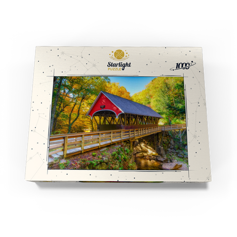 Autumn in Flume Gorge 1000 Jigsaw Puzzle box view3