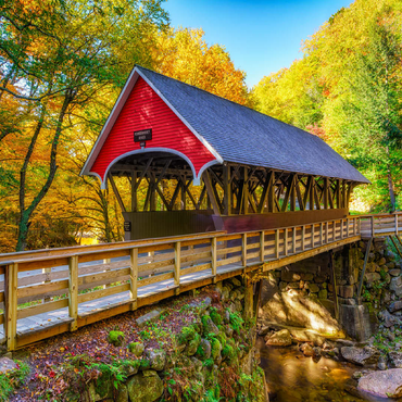 Autumn in Flume Gorge 100 Jigsaw Puzzle 3D Modell