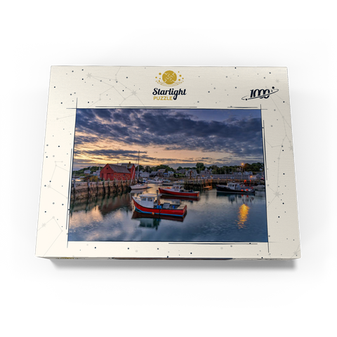 Dawn in the Harbor 1000 Jigsaw Puzzle box view3