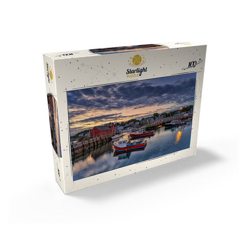 Dawn in the Harbor 100 Jigsaw Puzzle box view2