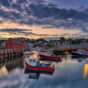 Dawn in the Harbor 100 Jigsaw Puzzle 3D Modell