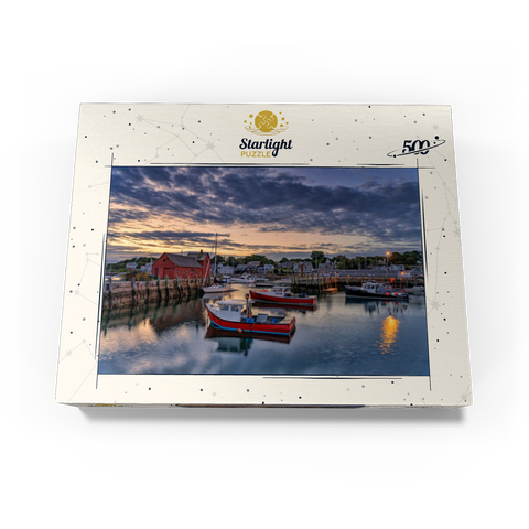 Dawn in the Harbor 500 Jigsaw Puzzle box view3