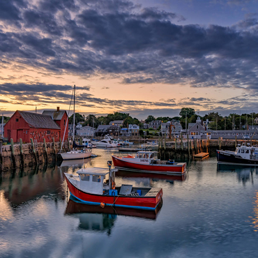 Dawn in the Harbor 500 Jigsaw Puzzle 3D Modell