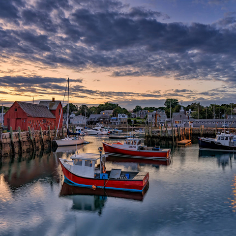 Dawn in the Harbor 500 Jigsaw Puzzle 3D Modell