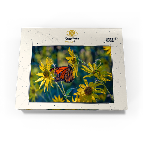 The Monarch and the Sunflower 1000 Jigsaw Puzzle box view3