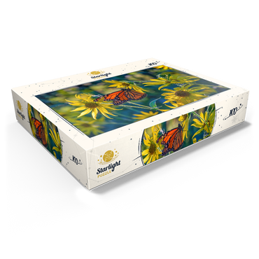 The Monarch and the Sunflower 100 Jigsaw Puzzle box view1