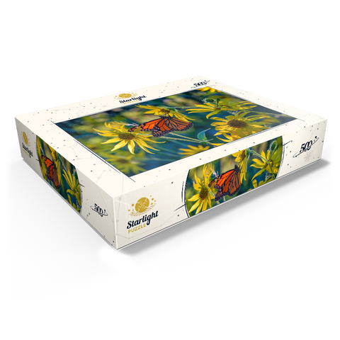 The Monarch and the Sunflower 500 Jigsaw Puzzle box view1