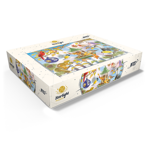 Backyard Birds In Autumn 1000 Jigsaw Puzzle box view1