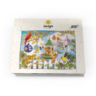 Backyard Birds In Autumn 1000 Jigsaw Puzzle box view3