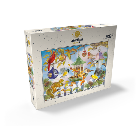 Backyard Birds In Autumn 500 Jigsaw Puzzle box view2