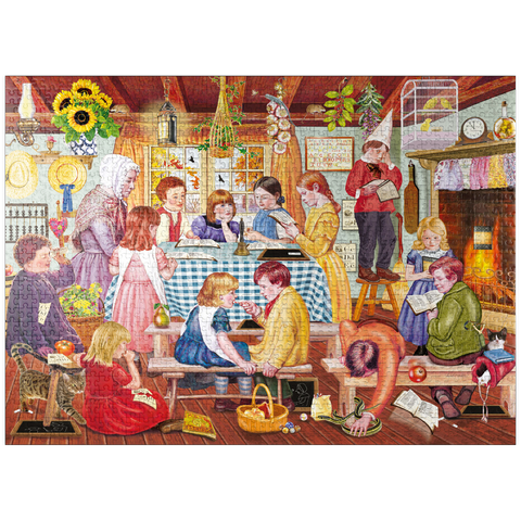 puzzleplate Miss Prinn's Prairie School 1000 Jigsaw Puzzle
