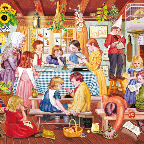 Miss Prinn's Prairie School 1000 Jigsaw Puzzle 3D Modell