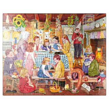 puzzleplate Miss Prinn's Prairie School 100 Jigsaw Puzzle