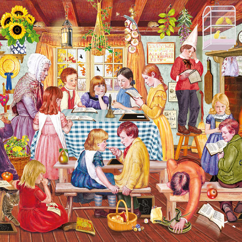 Miss Prinn's Prairie School 100 Jigsaw Puzzle 3D Modell
