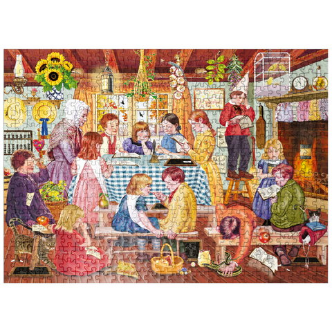 puzzleplate Miss Prinn's Prairie School 500 Jigsaw Puzzle