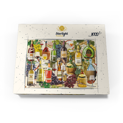 Wine Puzzle 1000 Jigsaw Puzzle box view3