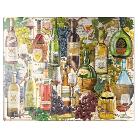 puzzleplate Wine Puzzle 100 Jigsaw Puzzle
