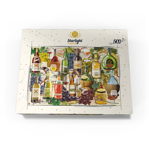 Wine Puzzle 500 Jigsaw Puzzle box view3