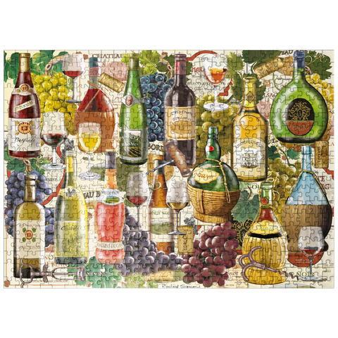 puzzleplate Wine Puzzle 500 Jigsaw Puzzle