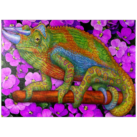 puzzleplate Jackson's Chameleon 1000 Jigsaw Puzzle