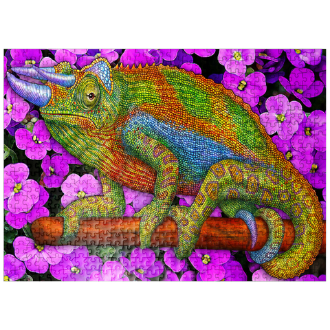 puzzleplate Jackson's Chameleon 500 Jigsaw Puzzle
