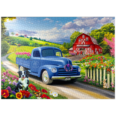puzzleplate Flower Farm 1000 Jigsaw Puzzle