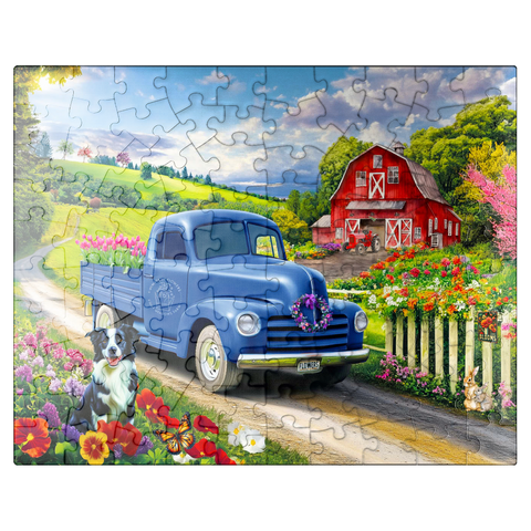 puzzleplate Flower Farm 100 Jigsaw Puzzle