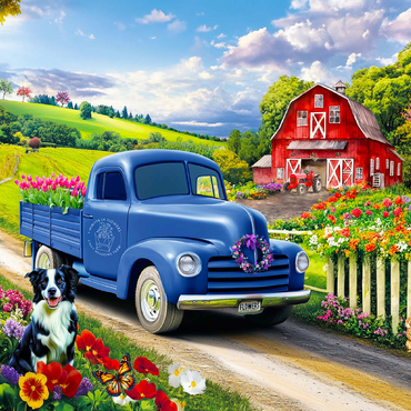 Flower Farm 100 Jigsaw Puzzle 3D Modell