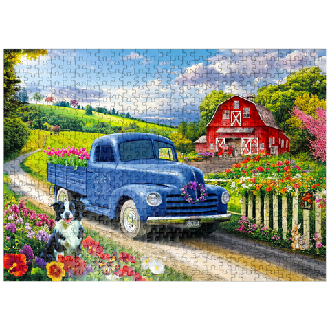 puzzleplate Flower Farm 500 Jigsaw Puzzle