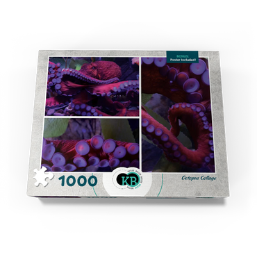 Sea Life Photography: Octopus Collage 1000 Jigsaw Puzzle box view3