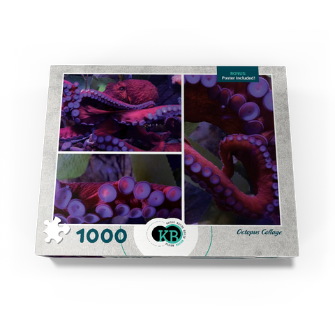 Sea Life Photography: Octopus Collage 1000 Jigsaw Puzzle box view3