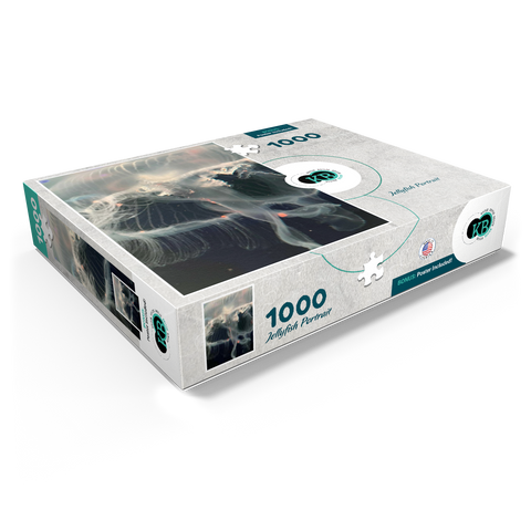 Sea Life Photography: Ocean Jellyfish 1000 Jigsaw Puzzle box view1