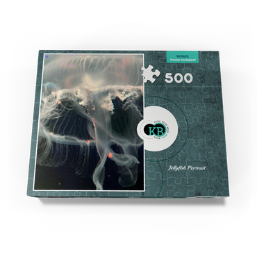 Sea Life Photography: Ocean Jellyfish 500 Jigsaw Puzzle box view3