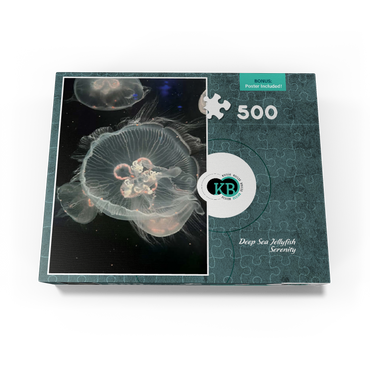 Sea Life Photography: Deep Sea Jellyfish Serenity 500 Jigsaw Puzzle box view3