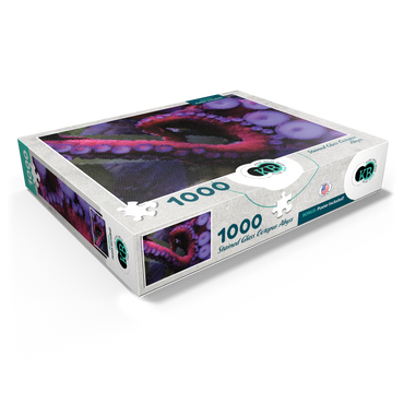 Stained Glass Abstract: Ocean Octopus Abyss 1000 Jigsaw Puzzle box view1