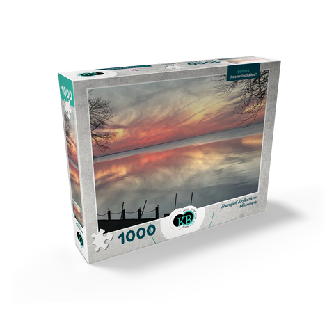 Nature Photography: Tranquil Minnesota Sunset, Mille Lacs Lake 1000 Jigsaw Puzzle box view2