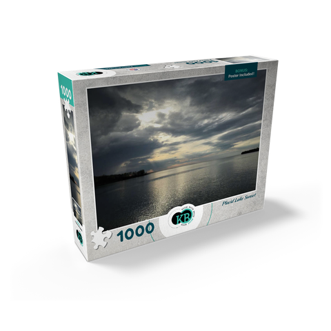 Nature Photography: Placid Lake Sunset, Minnesota, USA 1000 Jigsaw Puzzle box view2