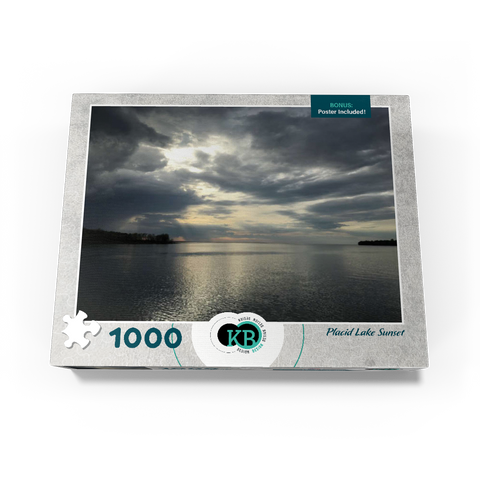 Nature Photography: Placid Lake Sunset, Minnesota, USA 1000 Jigsaw Puzzle box view3