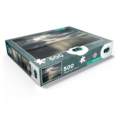 Nature Photography: Placid Lake Sunset, Minnesota, USA 500 Jigsaw Puzzle box view1