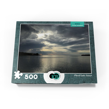 Nature Photography: Placid Lake Sunset, Minnesota, USA 500 Jigsaw Puzzle box view3